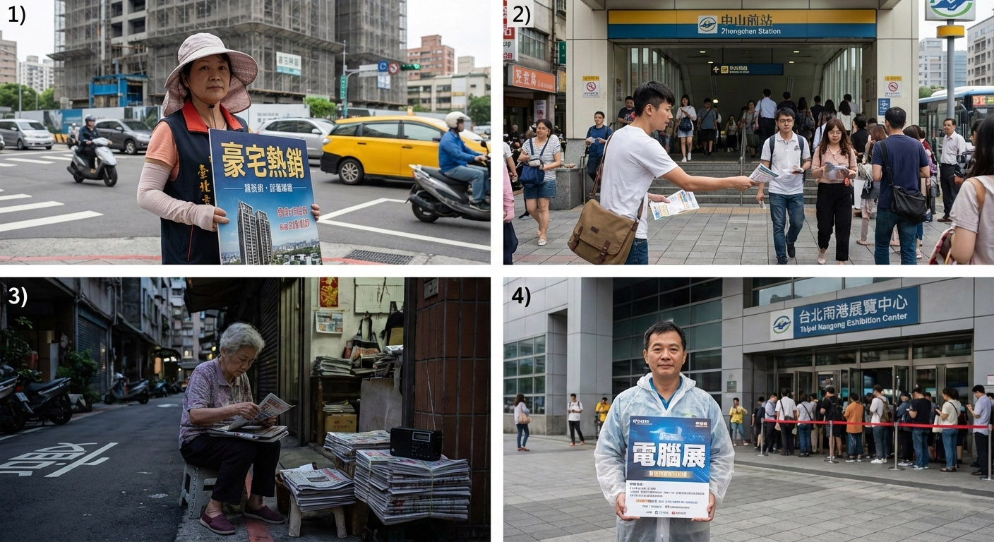 廣告舉牌/夾報人員必看：勞保費多少？推薦「圖書文具工會」守護權益